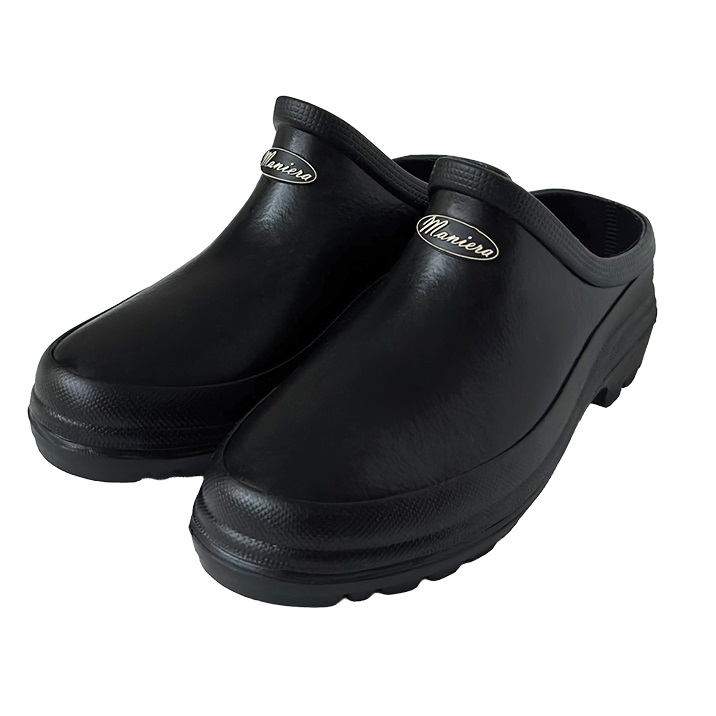 11676 Rubber Clog – Maniera (Black) - Image 1