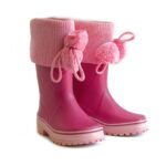 Children's Boot – Pletenina (Pink)